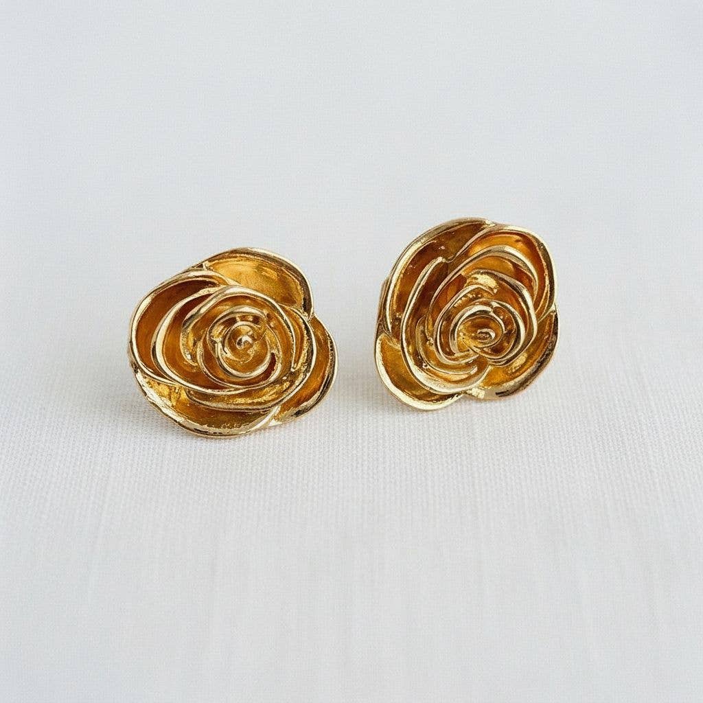 Artful Floral Design Drop Earrings - Cloth + Cabin
