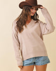 Tamara Oversized V-Neck Sweater