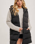 Longline Puffer Vest