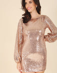 Sequin mini dress