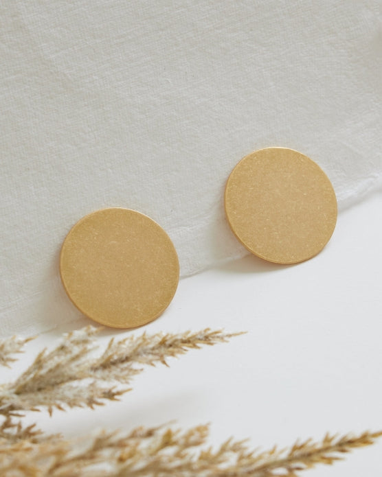 Simple Circle Post Earrings