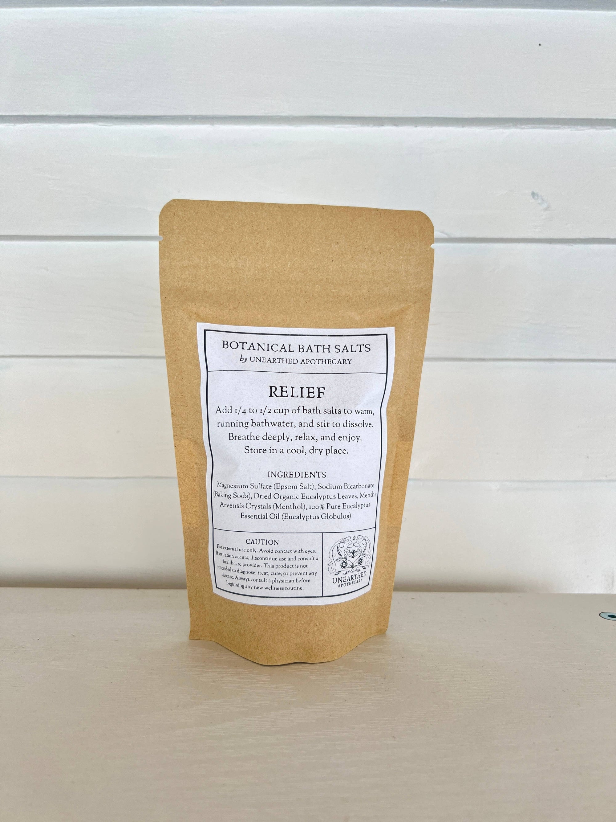 Relief - Menthol Eucalyptus Bath Salts - Cloth + Cabin