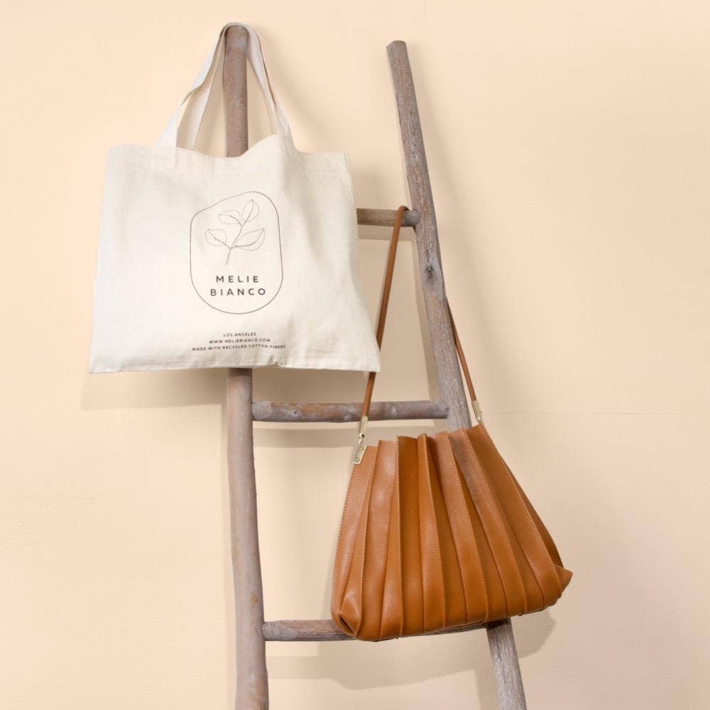 Carrie Tan Pleated Vegan Shoulder Bag - Cloth + Cabin