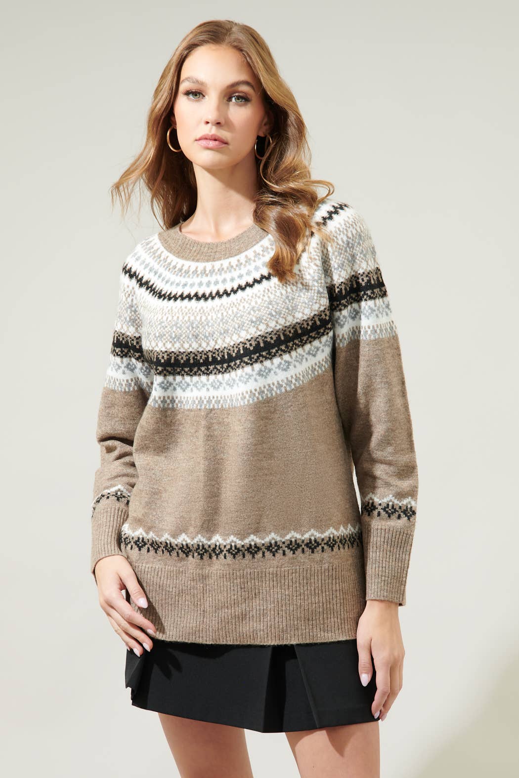 McNeal Fair Isle Crewneck Sweater