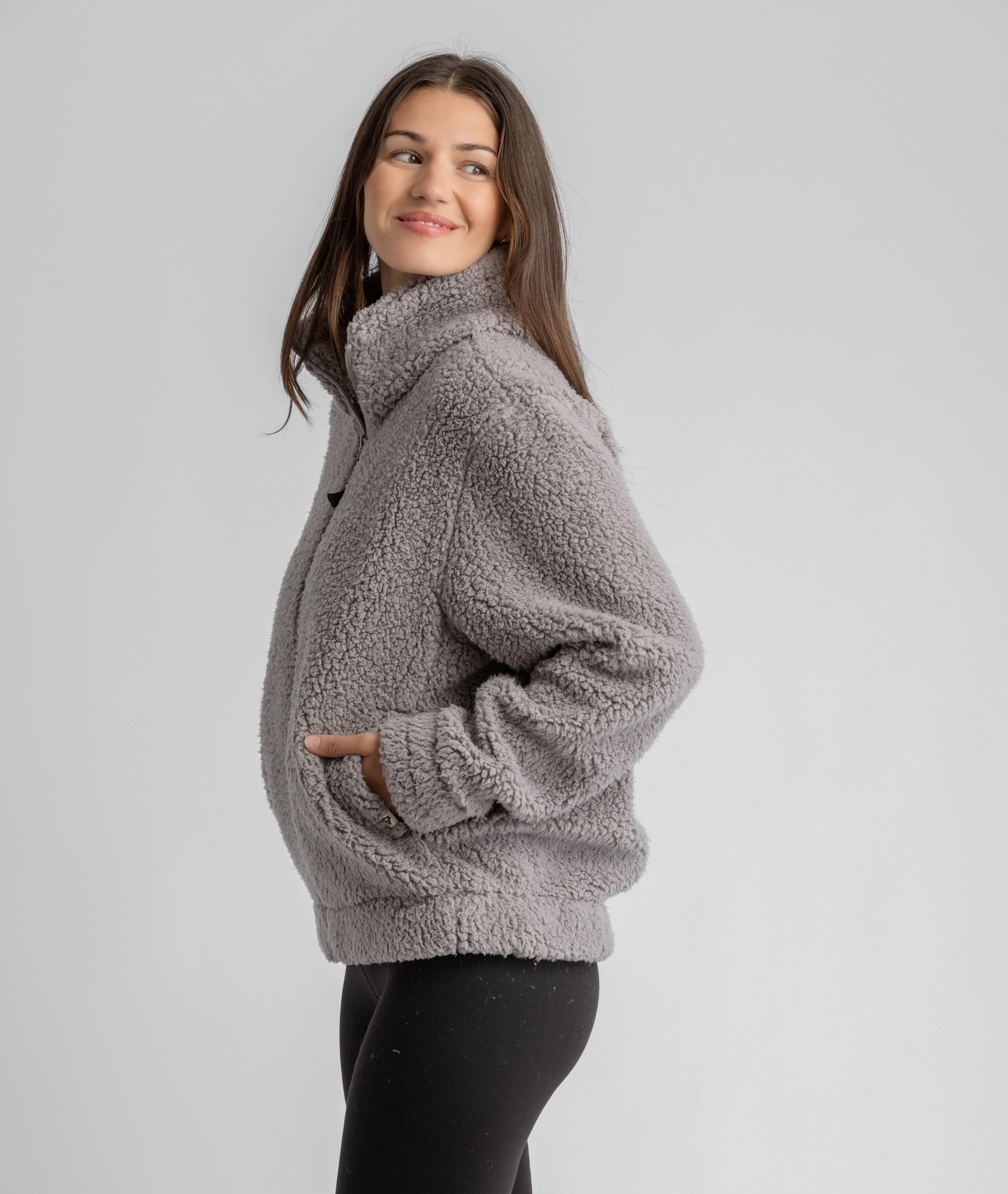 Annie Sherpa Jacket – Cloth + Cabin