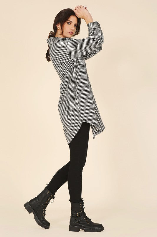 Hannah Houndstooth Jacket