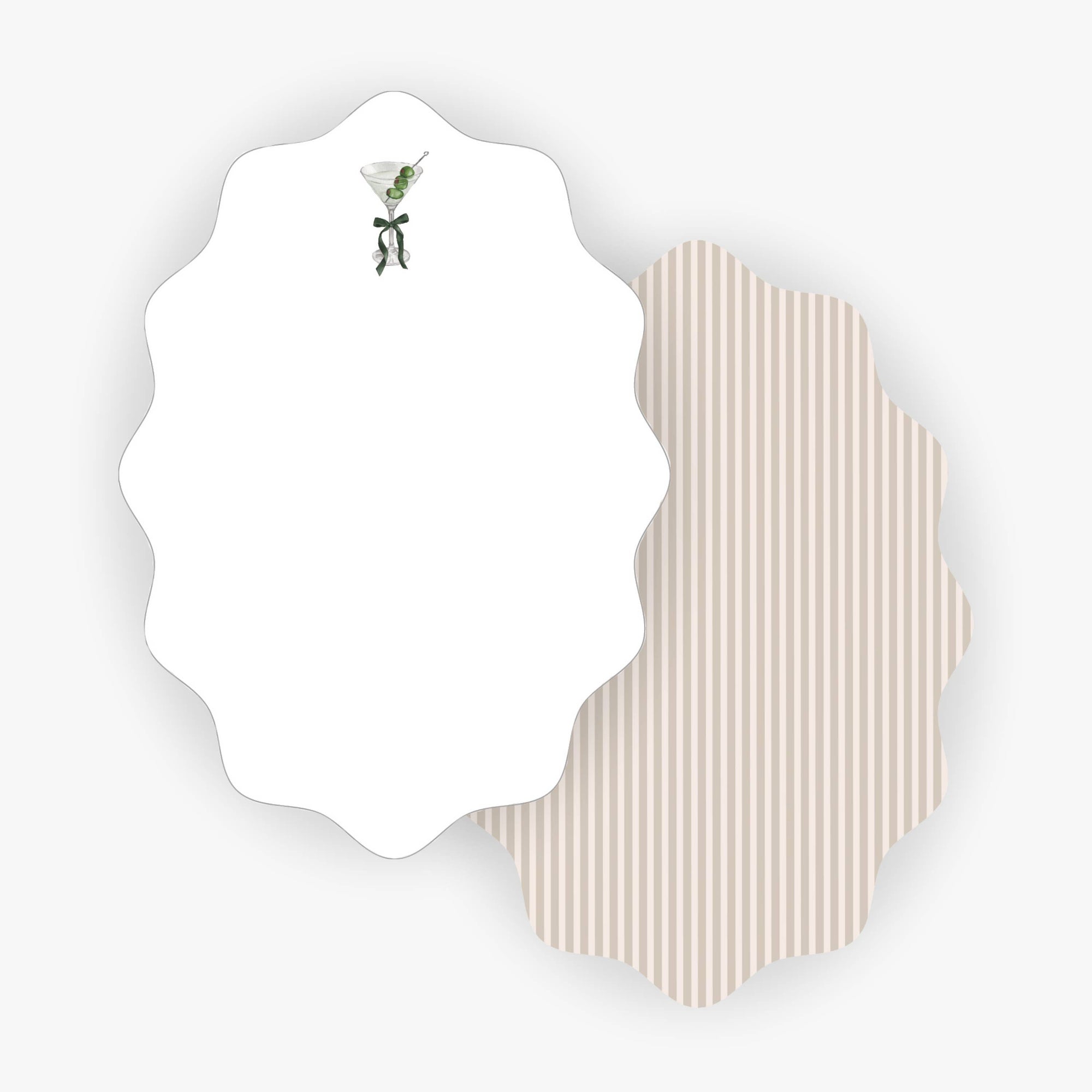 Martini Note Card Set - Cloth + Cabin