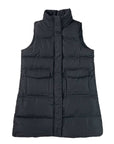 Tucker-Zip Up Puffer Long Vest w/ Pockets