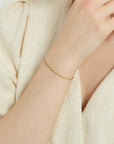 Angelina Dainty Gold Satellite Chain Bracelet