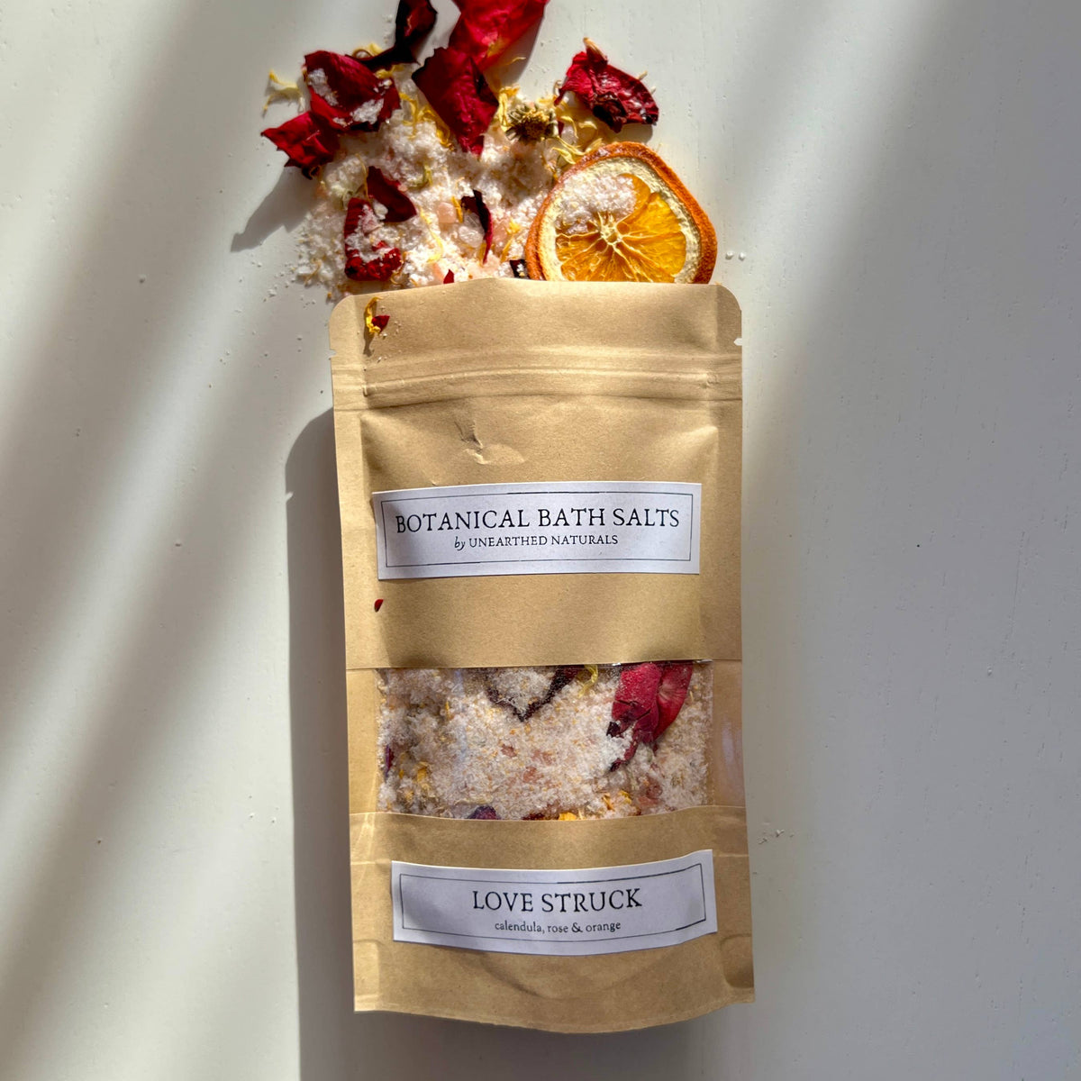 Love Struck - Calendula, Rose, & Orange Bath Salts - Cloth + Cabin