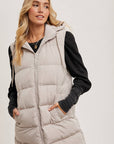 Longline Puffer Vest