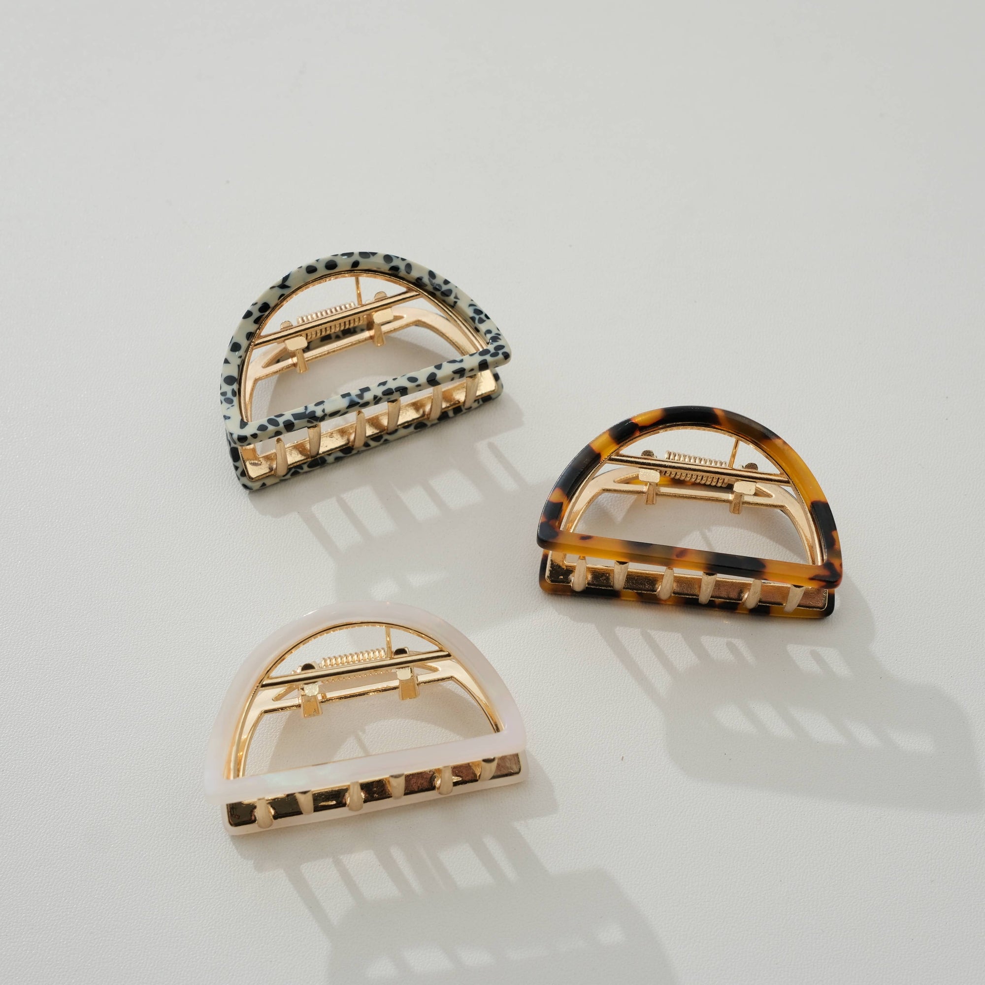 Rosalie Core Classic Half Moon Metal Claw Clip - Cloth + Cabin