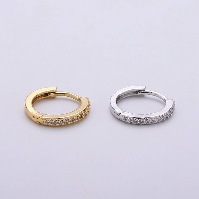Thin Mini Ear Huggie Hoop Earrings