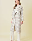 Elle Houndstooth Coat