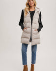 Longline Puffer Vest