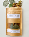 Refresh - Simmer Pot Kit - Eucalyptus, Lemon & Chamomile - Cloth + Cabin