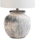 Hilma 22" Distressed Ceramic Table Lamp