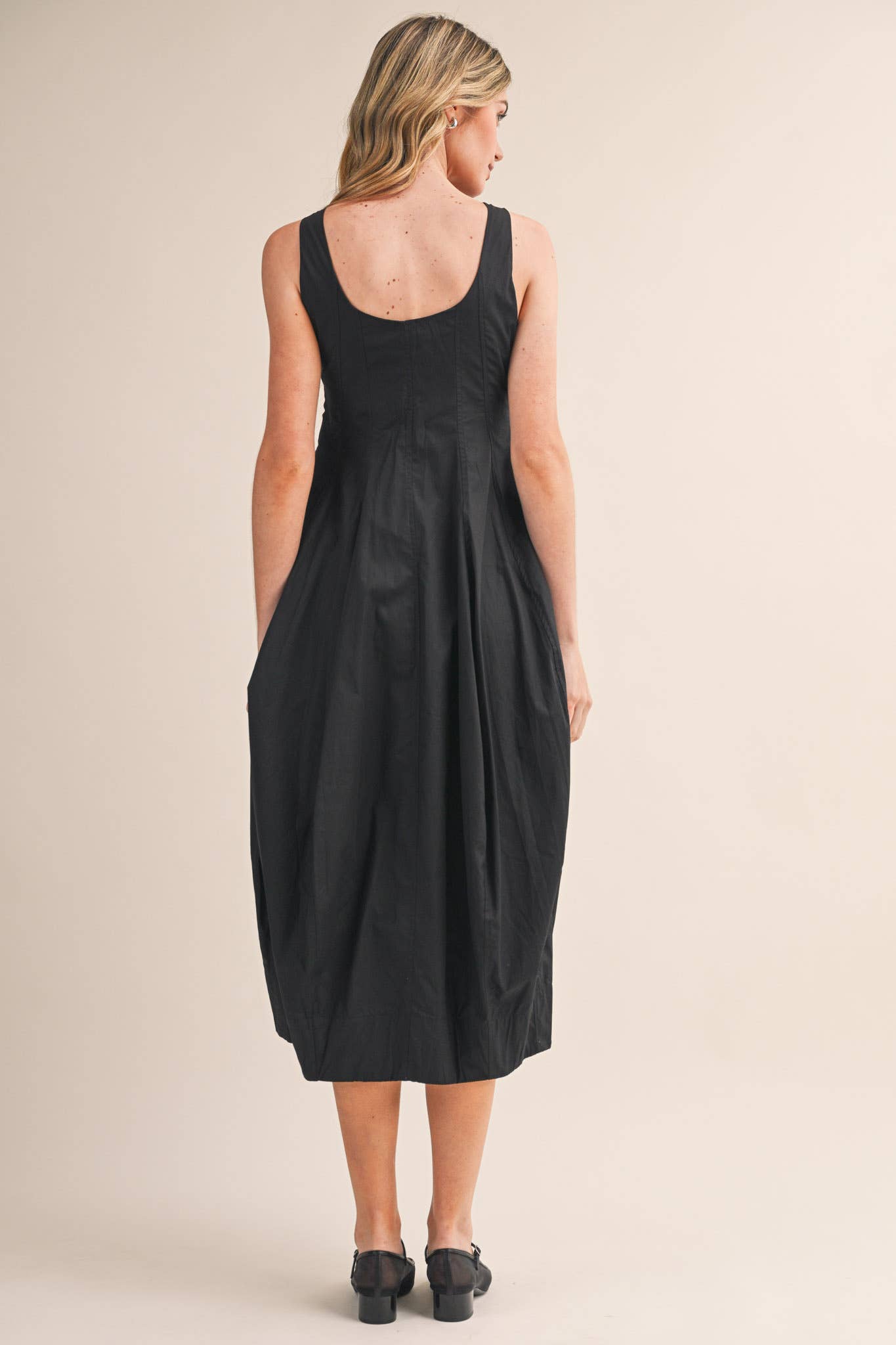 TULIP HEM MIDI DRESS MDR4596 - Cloth + Cabin