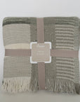 Zen Garden Plaid Throw Blanket