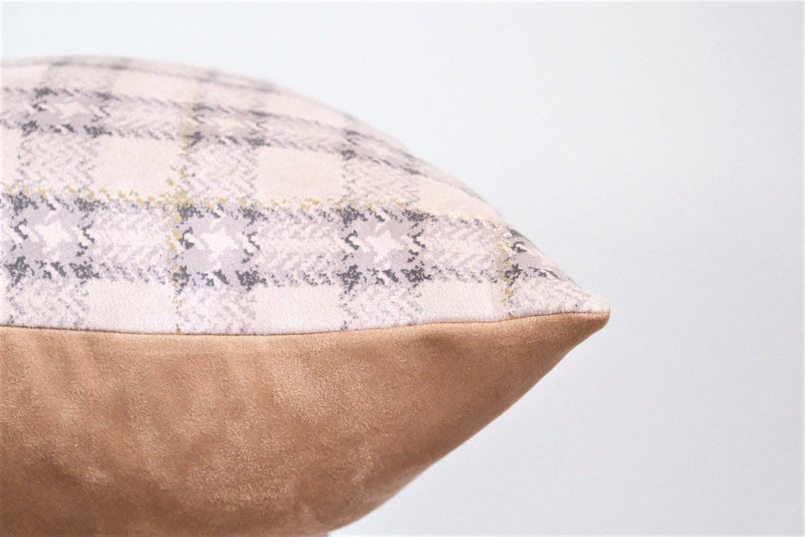 Tartan Suede Pillow
