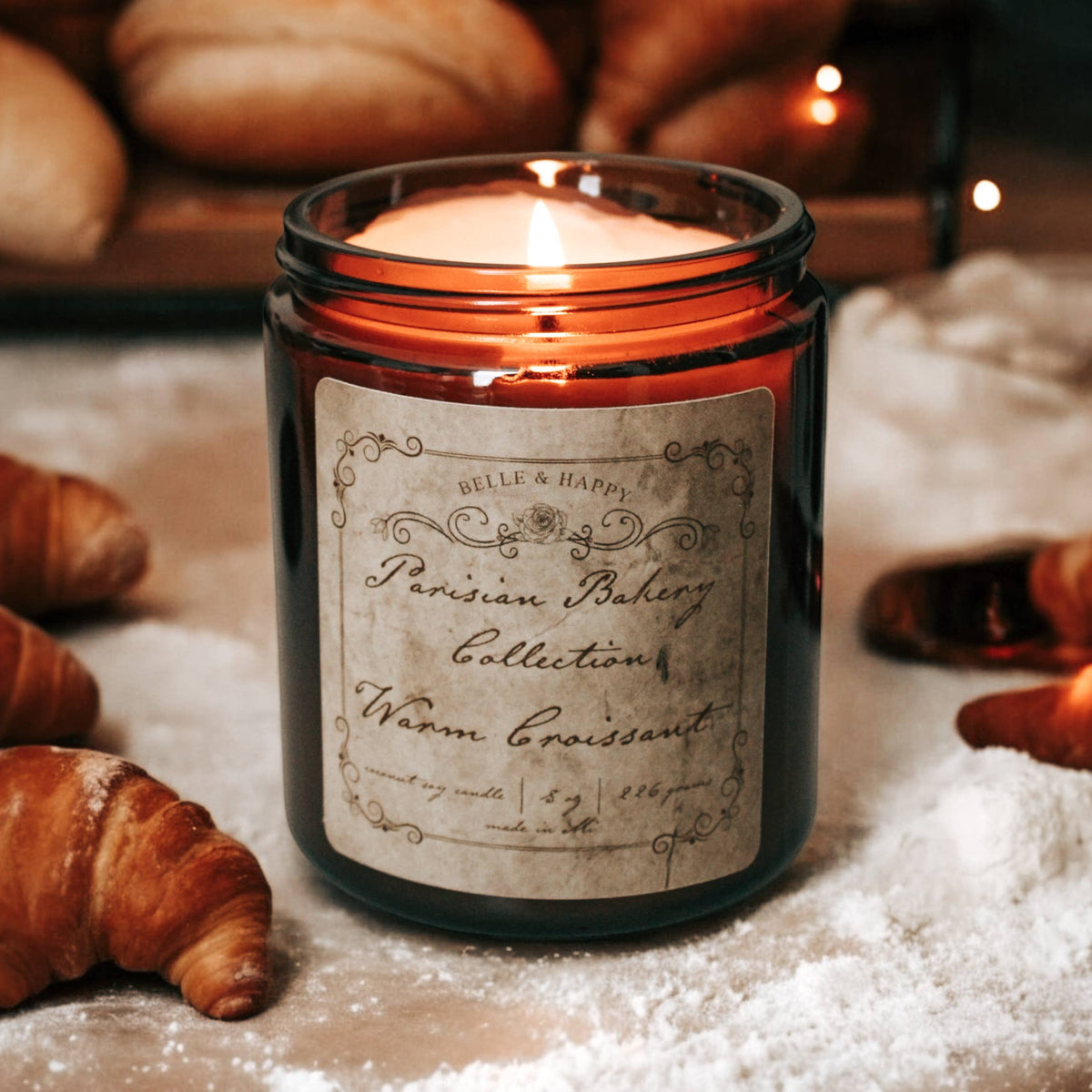 Parisian Bakery Warm Croissant Coconut Soy Candle