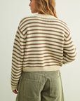 Lizeth Striped Pattern Cardigan