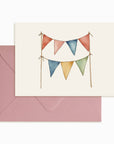 Celebration Pennants - Box of 6 Note Cards - Cloth + Cabin
