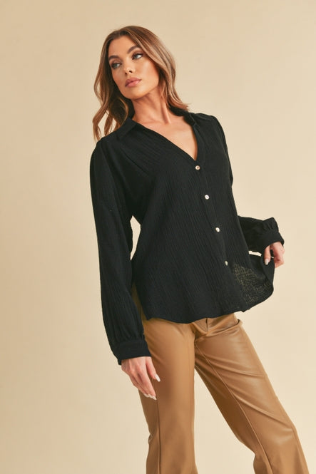 Zola Oversized Button Down