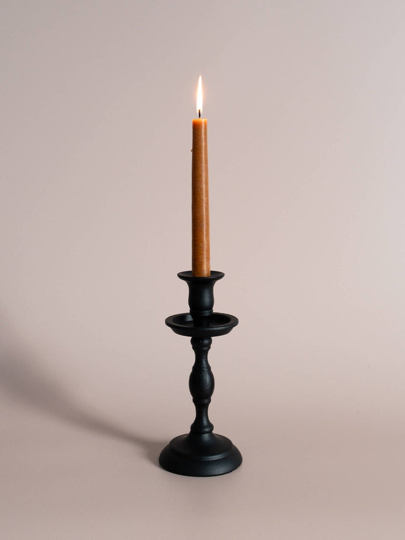 Black Empire Taper Candle Holder Medium