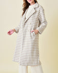 Elle Houndstooth Coat