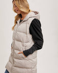 Longline Puffer Vest