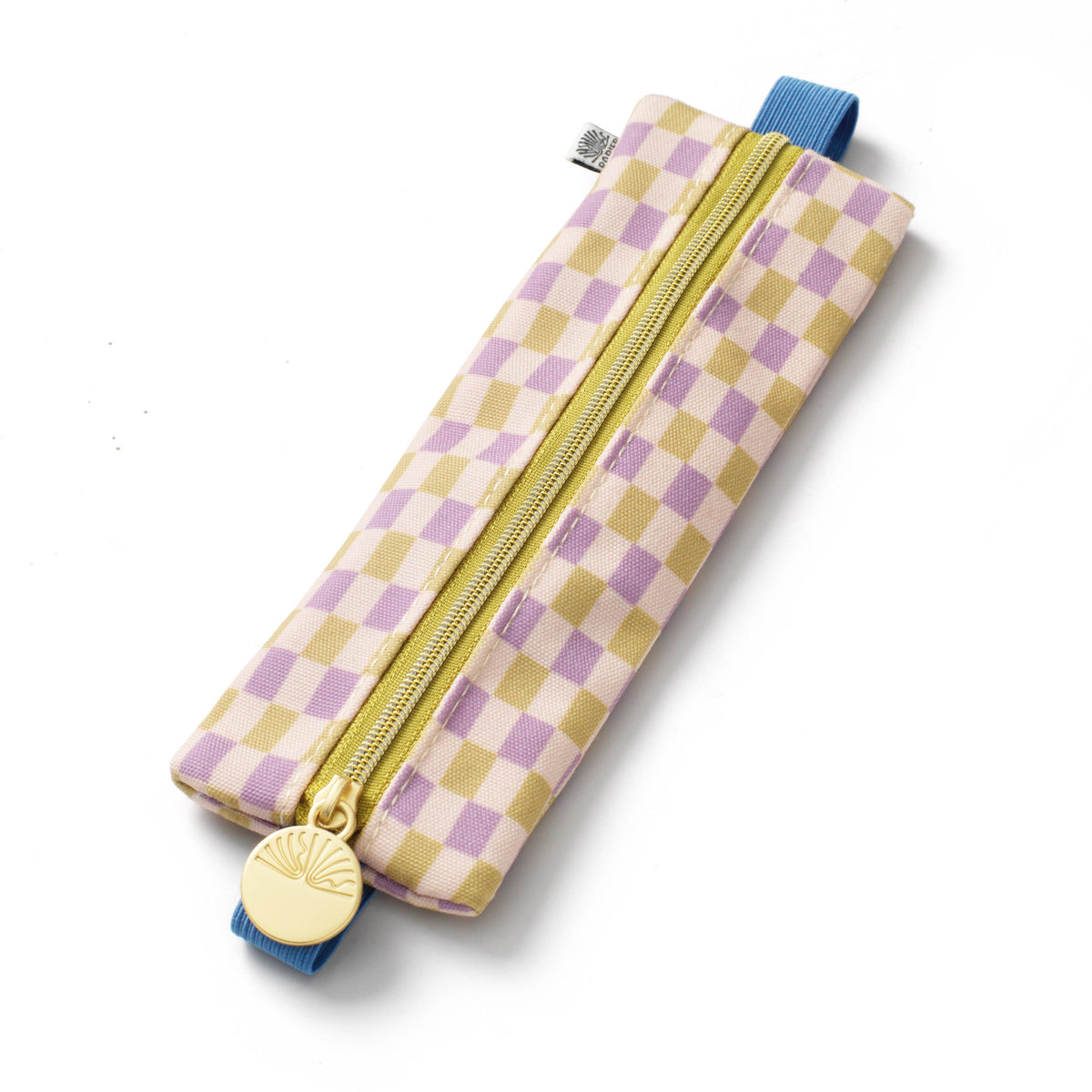 Elastic Pen Pouch - Checkered