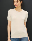 Molly Basic Short Sleeve Sweater Tee