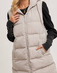 Longline Puffer Vest