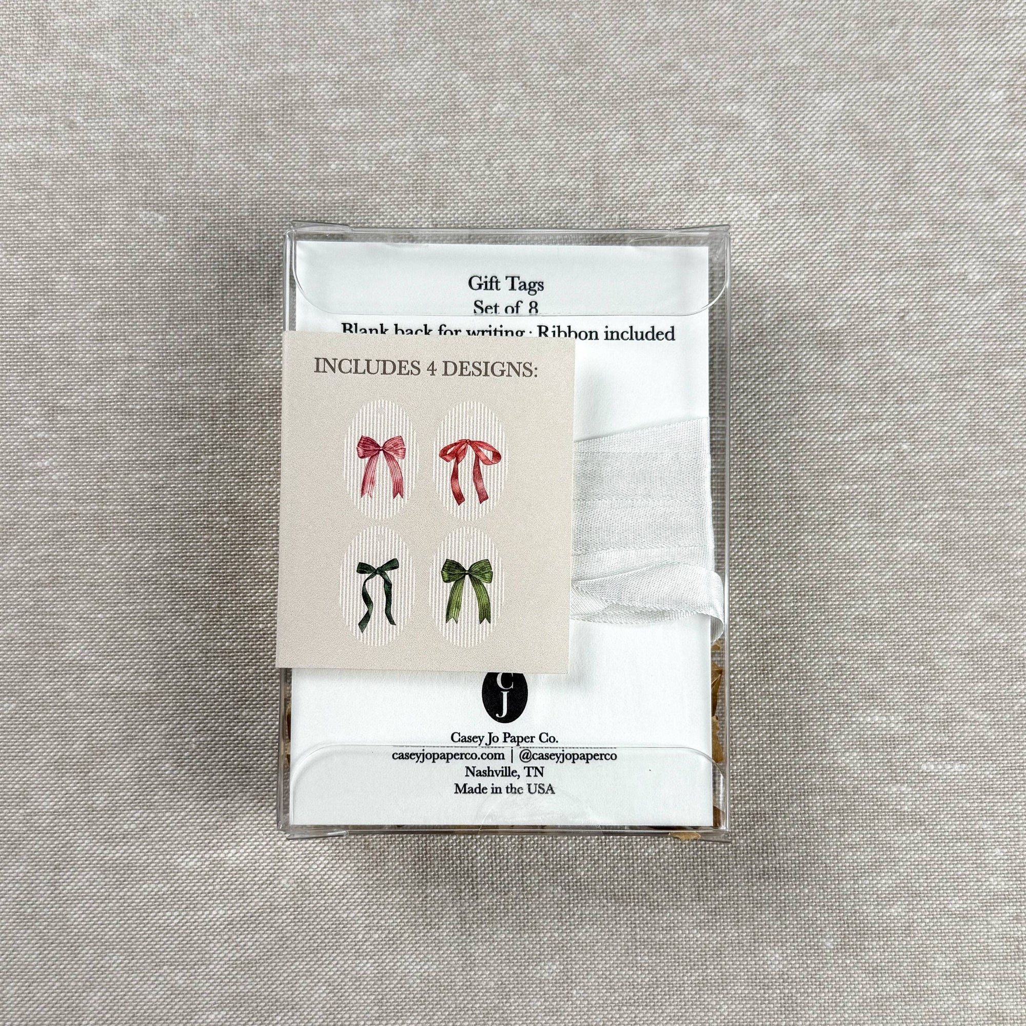 Bow Gift Tags - Cloth + Cabin