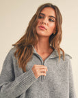 Jazlene Half Zip Sweater