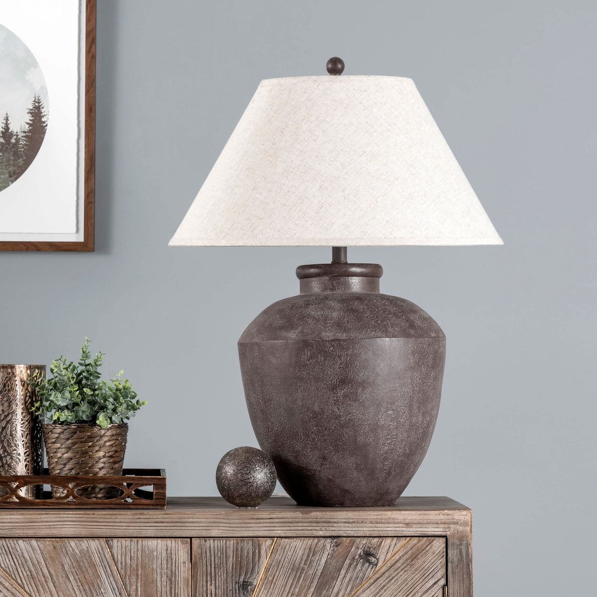 Lindos 30&quot; Resin Table Lamp