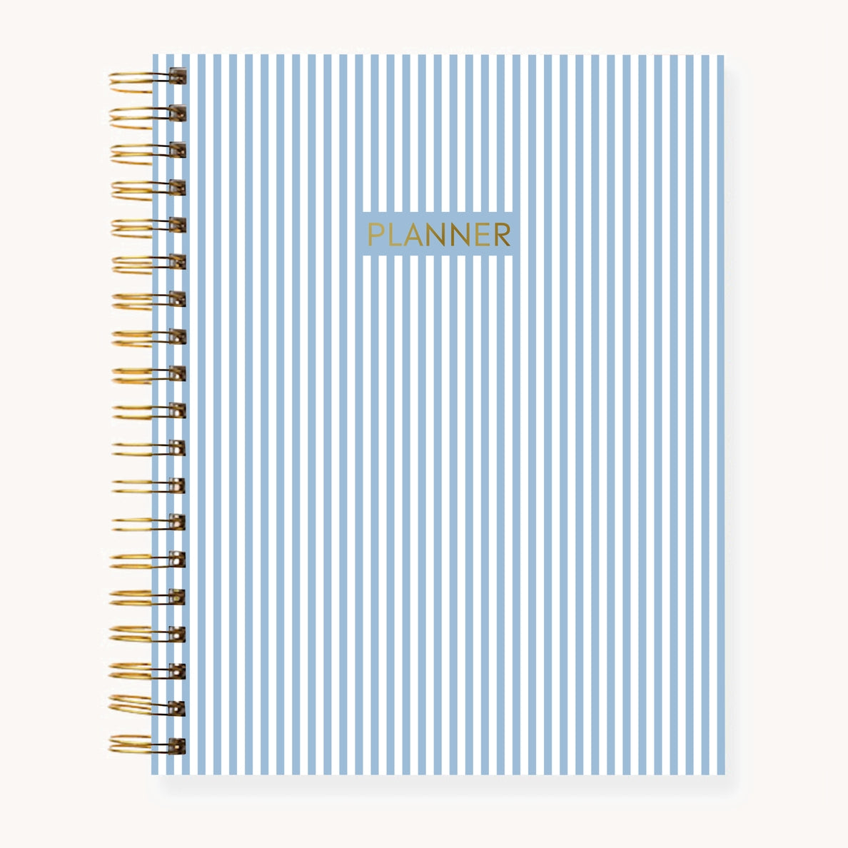 Blue Stripes Undated Planner - Cloth + Cabin