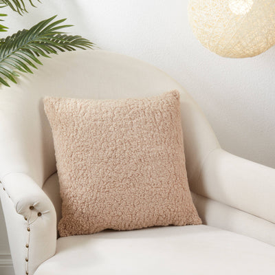 Faux Fur Throw Pillow - Cloth + Cabin