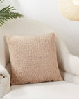 Faux Fur Throw Pillow