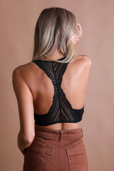 Lace Racerback Bralette - Cloth + Cabin