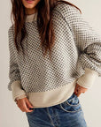 Mariyah Jacquard Pullover