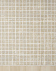 Dalia Beige Micro Grid Indoor Outdoor Rug