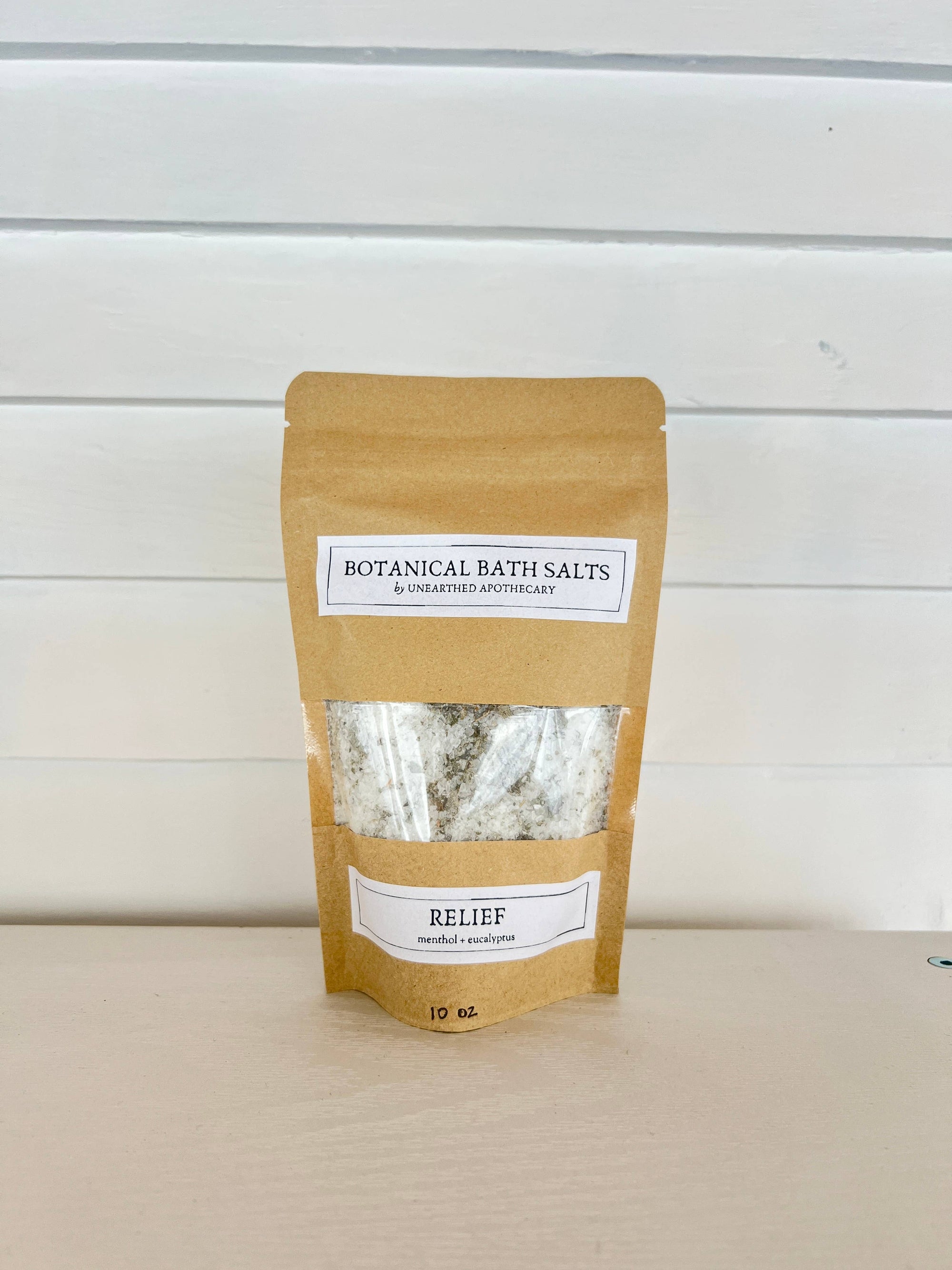 Relief - Menthol Eucalyptus Bath Salts - Cloth + Cabin