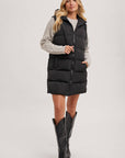 Longline Puffer Vest