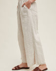 Perrin Striped Wide Leg Pants