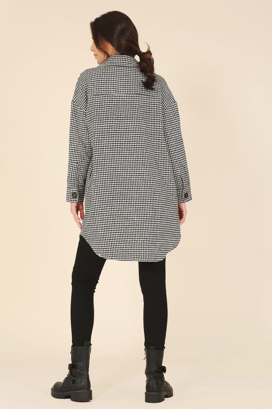 Hannah Houndstooth Jacket