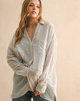 Lyla Striped Button Down Shirts