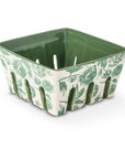 Printed Ceramic Berry Basket