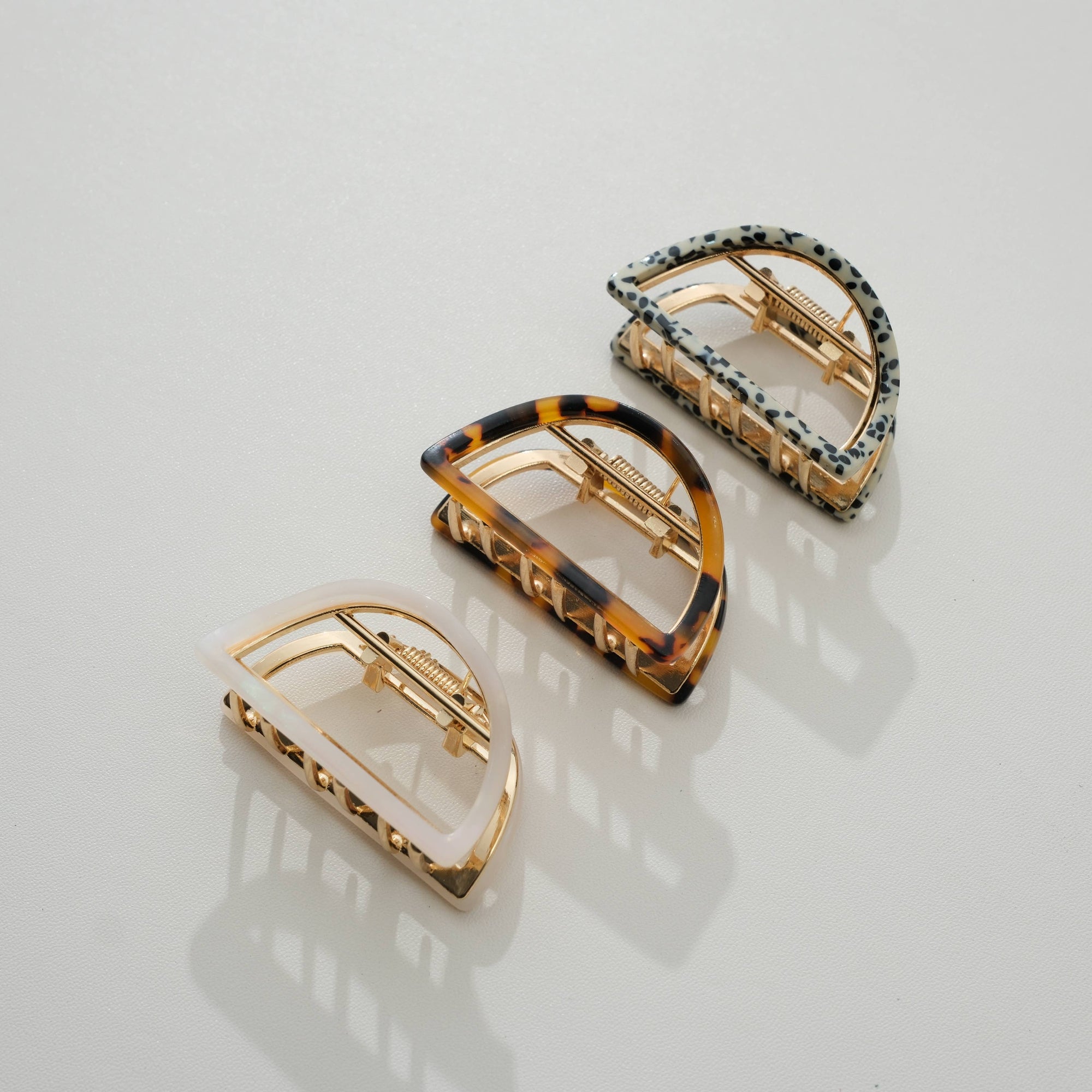 Rosalie Core Classic Half Moon Metal Claw Clip - Cloth + Cabin